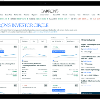 Protected: Barron’s Investor Circle